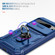 Google Pixel 8 Sliding Camshield TPU + PC Phone Case with Holder - Blue