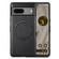 Google Pixel 8 Solid Color Leather Skin Back Cover Phone Case - Black