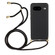 Google Pixel 8 Wheat Straw Material + TPU Protective Case with Lanyard - Black