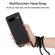 Google Pixel 8 Wheat Straw Material + TPU Protective Case with Lanyard - Black