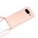 Google Pixel 8 Wheat Straw Material + TPU Protective Case with Lanyard - Pink