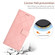 Samsung Galaxy A14 4G / 5G Rhombic Grid Texture Leather Phone Case - Pink