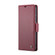 Samsung Galaxy A14 4G/5G CaseMe 023 Butterfly Buckle Litchi Texture RFID Anti-theft Leather Phone Case - Wine Red