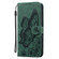 Samsung Galaxy A14 5G Retro Skin Feel Butterflies Embossing Horizontal Flip Leather Phone Case - Green