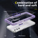 Samsung Galaxy A14 5G Skin Feel TPU + PC Phone Case - Transparent Purple