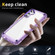 Samsung Galaxy A14 5G Skin Feel TPU + PC Phone Case - Transparent Purple