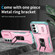 Samsung Galaxy A14 5G Sliding Camshield Holder Phone Case - Pink + Grey Green