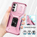 Samsung Galaxy A14 5G Sliding Camshield Holder Phone Case - Pink + Rose Red