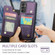 Samsung Galaxy A54 5G CaseMe C22 Card Slots Holder RFID Anti-theft Phone Case - Purple