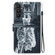 Samsung Galaxy A54 5G Crystal Texture Colored Drawing Leather Phone Case - Cat Tiger Reflection