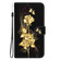 Samsung Galaxy A54 5G Crystal Texture Colored Drawing Leather Phone Case - Gold Butterfly Rose