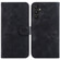 Samsung Galaxy A54 5G Lily Embossed Leather Phone Case - Black