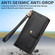 Samsung Galaxy A54 5G Love Zipper Lanyard Leather Phone Case - Black