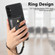 Samsung Galaxy A54 5G Retro Cross Wristband Wallet Leather Back Phone Case - Black
