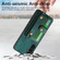 Samsung Galaxy A54 5G Retro Cross Wristband Wallet Leather Back Phone Case - Green