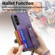 Samsung Galaxy A54 5G Retro Cross Wristband Wallet Leather Back Phone Case - Purple