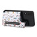 Samsung Galaxy A54 5G Retro Painted Zipper Wallet Back Phone Case - Black