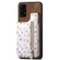 Samsung Galaxy A54 5G Retro Painted Zipper Wallet Back Phone Case - Brown