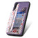 Samsung Galaxy A54 5G Retro Painted Zipper Wallet Back Phone Case - Purple