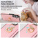 Samsung Galaxy A54 5G Ring Card Litchi Leather Back Phone Case - Pink