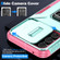 Samsung Galaxy A54 5G Sliding Camshield Holder Phone Case - Grey Green + Pink