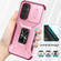 Samsung Galaxy A54 5G Sliding Camshield Holder Phone Case - Pink + Rose Red