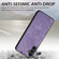 Samsung Galaxy A54 5G Vintage Leather PC Back Cover Phone Case - Purple