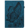 iPad Pro 11 2022 / 2021 / 2020 / Air 2020 10.9 Big Butterfly Embossed Smart Leather Tablet Case - Blue