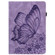 iPad Pro 11 2022 / 2021 / 2020 / Air 2020 10.9 Big Butterfly Embossed Smart Leather Tablet Case - Purple