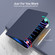 iPad Pro 11 2022 / Air 10.9 2022 360 Rotation Detachable Clear Acrylic Leather Tablet Case - Dark Blue