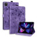iPad Pro 11 2022 / Air 10.9 2022 Cartoon Sakura Cat Embossed Smart Leather Tablet Case - Purple