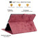 iPad Pro 11 2022 / Air 10.9 2022 Cartoon Sakura Cat Embossed Smart Leather Tablet Case - Red