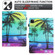 iPad Pro 11 2022 / Air 10.9 2022 Colored Drawing Stitching Leather Tablet Smart Case - Coconut Tree