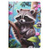 iPad Pro 11 2022 / Air 10.9 2022 Colored Drawing Stitching Leather Tablet Smart Case - Raccoon