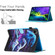 iPad Pro 11 2022 / Air 10.9 2022 Colored Drawing Stitching Leather Tablet Smart Case - Sea Wave