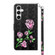 Samsung Galaxy S23 FE 5G 3D Painted Leather Phone Case - Rose