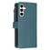Samsung Galaxy S23 FE 5G 9 Card Slots Zipper Wallet Leather Flip Phone Case - Green