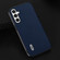 Samsung Galaxy S23 FE 5G ABEEL Genuine Leather Luolai Series Phone Case - Dark Blue