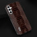 Samsung Galaxy S23 FE 5G ABEEL Genuine Leather Weilai Series Phone Case - Coffee