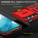 Samsung Galaxy S23 FE 5G Armor PC + TPU Camera Shield Phone Case - Red