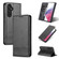 Samsung Galaxy S23 FE 5G AZNS Magnetic Calf Texture Flip Leather Phone Case - Black