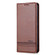 Samsung Galaxy S23 FE 5G AZNS Magnetic Calf Texture Flip Leather Phone Case - Dark Brown