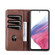 Samsung Galaxy S23 FE 5G AZNS Magnetic Calf Texture Flip Leather Phone Case - Dark Brown