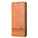 Samsung Galaxy S23 FE 5G AZNS Magnetic Calf Texture Flip Leather Phone Case - Light Brown