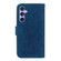 Samsung Galaxy S23 FE 5G Butterfly Rose Embossed Leather Phone Case - Blue