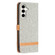 Samsung Galaxy S23 FE 5G Color Block Denim Texture Leather Phone Case - Grey Samsung Galaxy S23 FE 5G Color Block Denim Texture Leather Phone Case - Grey