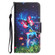 Samsung Galaxy S23 FE 5G Colored Drawing Leather Phone Case - Bottle Butterfly