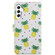Samsung Galaxy S23 FE 5G Colored Drawing Leather Phone Case - Pineapple