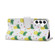 Samsung Galaxy S23 FE 5G Colored Drawing Leather Phone Case - Pineapple