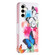 Samsung Galaxy S23 FE 5G Colored Drawing Pattern Leather Phone Case - Butterflies
